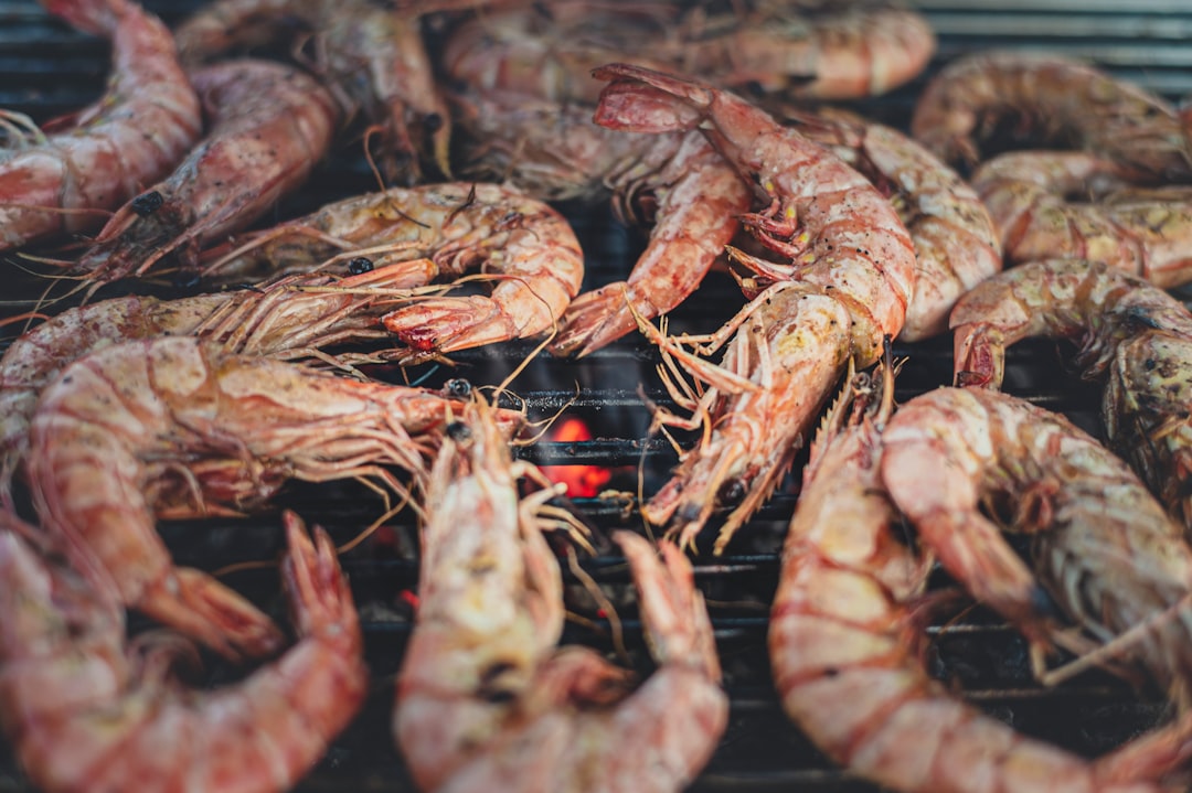 Photo Grilled shrimp